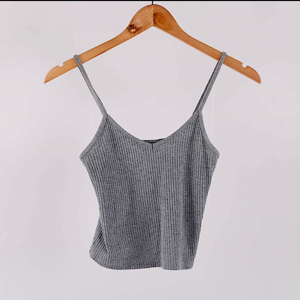 Top Shop Ribbed Cropped Cami
